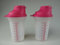 TUPPERWARE Backen Mix-Fix (2) klein 350 ml pink Shaky Shake It Küchenhelfer P 20925