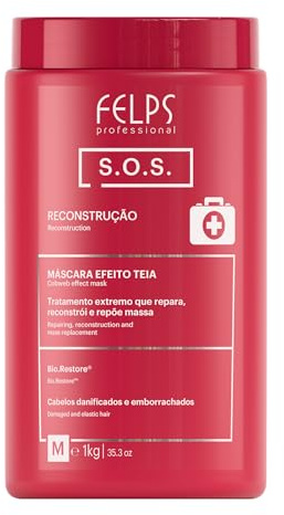 Felps Professional | S.O.S. Recovery Mask | Reconstruction Hair Mask | 1000 gr