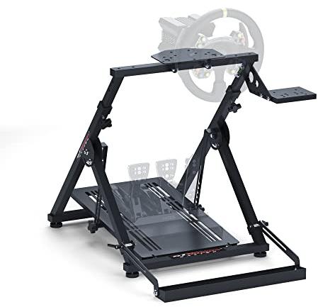 GT OMEGA APEX Wheel Stand for Logitech G923, G29, G920, Thrustmaster T300, T500 TX & TH8A - PS4 Xbox Fanatec - Foldable Sim Racing Steering Wheel Stand