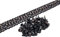 5 bandes de clous tapissier + 100 clous - Lentille Fer - Cuivré renaissance - Ø9,5mm - Clous tapissier en bande