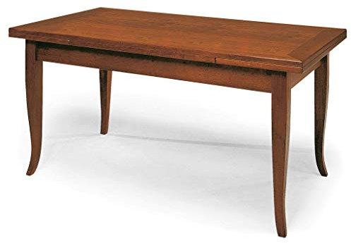 milani home Tavolo da Pranzo Allungabile in Legno Massello 85x160/200/240