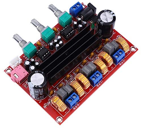 TPA3116D2 2.1 Channel 2x50W+100W Digital Subwoofer Power Amplifier Board Audio Stereo AMP Module Board Speaker DIY Kit DC 12V-24V