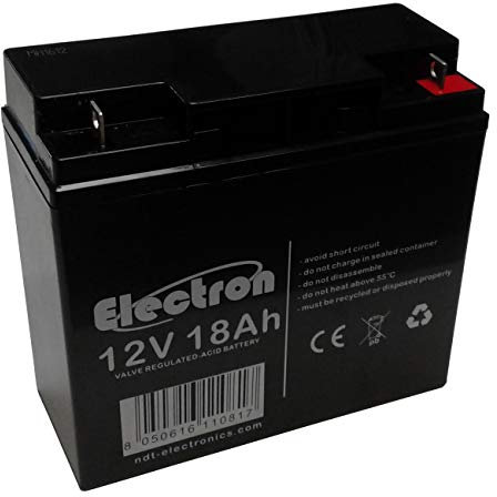 Batteria AGM Al Plombo Ricaricabile 12V 18Ah VRLA Per allarmi antifurti, sistemi di sicurezza, Batterie di ricambio per UPS USV, Solar, Solarpanel