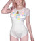 Littleforbig Strampler aus Baumwolle, Einteiler, Pyjama, Body – Einhorn, Weiß, XXX-Large