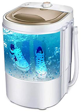 BCLGCF Mini Lavatrice Portatile Multifunzione, Spazzolatrice per Scarpe Deodorante Pigro, Decontaminazione Profonda, Pulizia A 360 °, Risparmio di Energia E Tempo