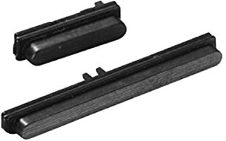 Set externe Seitentasten, kompatibel mit Samsung Galaxy A50 A505 A505F / A40 A405 A405F Einschalttaste Power On Off + Taste zur Lautstärkeregelung Side Key (schwarz)