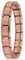 Italian Charms Links Bracelets- fits in all classic 9mm UK STOCK (Rose Gold)