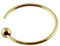 Ringe 750er Echtgold Goldpiercing Nasenpiercing Piercing Nasenring Echt 750 Gold Durchmesser 8 mm Intim Tragus Helix Septum neu modern modisch extravagant exklusiv Stärke 0.6mm 45062-8