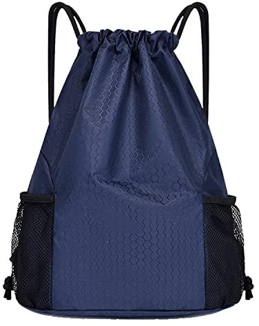 Gsogcax Beutel mit Kordelzug, 20 l, wasserdichter Turnbeutel mit Kordelzug, für Schule, Mädchen, Jungen, Rucksack, Einkaufen, Yoga, Schule, Strand, Fußball