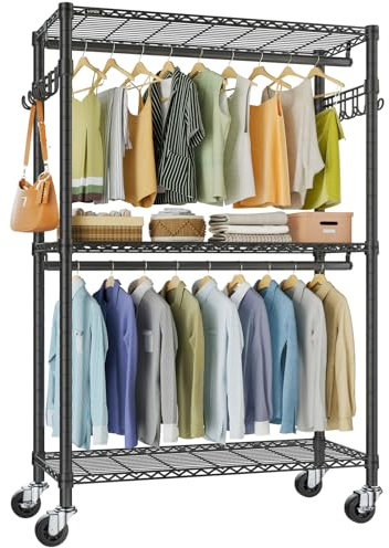 VIPEK R2 Plus Clothes Rack Heavy Duty Rolling Closet for Hanging Clothes