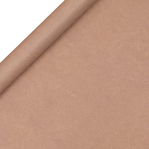 Glick Luxury Roll Wrap, Kraft Wrapping Paper, Perfect for Gift Wrapping, Kraft Paper Roll 2 metres x 70 cms