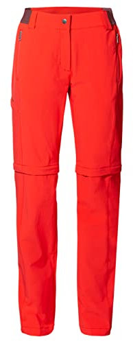VAUDE Damen Women's Farley Stretch Zo T-zip Pants Ii Hose, Flame, 48 EU