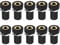YINETTECH 10pcs 3,5mm Femelle Mono Montage sur Panneau Jack avec Écrous 3,5mm Mono Jacks Montage sur Panneau Connecteurs à Souder Accessoires pour Lecteurs CD Ordinateurs Portables Numériques DVD