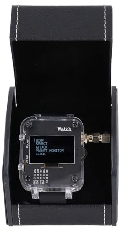 Pyhodi Deauther Watch V3S mit Summer, 2,4 GHz für ESP8266, Führt Sicherheitstests für WLAN-Netzwerke durch, Entwickelt Software, Aktualisiertes Softwaresystem, Langzeitnutzung