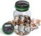 Coin Piggy Bank, Money Box for Kids Adults1.8L Money Jar Can Hold 1000 UK Coins Automatic Counting, Creative Clear Money Saving Bank for Christmas Birthday Gift/Home Decoration/Keepsake