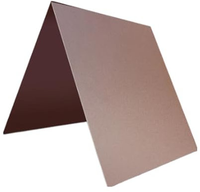 1 Pcs Rose Gold Sandblasting Anodized Aluminum Metal Plate, For DIY Laser Printing Engraving Etc.2(T) x200(W) x300mm(L)