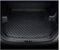 Hohe Seitliche Kofferraummatte Für KIA Für Sorento Fünf Sitze 2013 2014, Cargo-Liner-Teppich-Innenraum Kofferraumwanne(A Black)