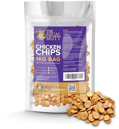 The Regal Mutt - Chicken Chips - 1kg Bag