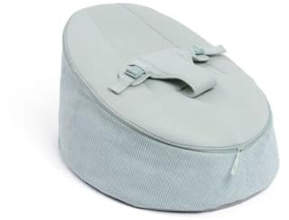 doomoo Seat'n Grow Babywippe, skalierbar, Kindersessel, ab der Geburt und bis zu 25 kg – Ultra Komfort – Füllung mit Mikroperlen und Stoffen aus weicher Baumwolle, Öko-Tex und GOTS, Grün