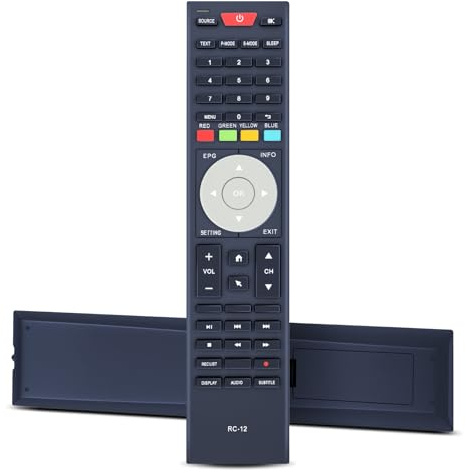 Snrigw RC-12 Replace Remote Control Compatible with QANTEC 65 4K UHD HDR Smart TV QT5523DLEDS QT5023DLEDS QT6523DLEDS QT7523DLEDS QT3223DLEDS