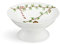 Kähler cuenco con pie Ø16 cm Hammershøi Navidad con pintura de acuarela, blanco