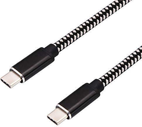 AAOTOKK 100W Type C 3.1 Cable USB-C 3.1 Male Gen 2 (10Gbps) Connector Extension Cable (20V 5A),Supports Charging,Data,Audio,4K Video Cable for New MacBook,Samsung Galaxy (1.5M/5ft)