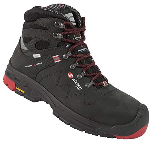 SIXTON Sicherheitsschuhe Tonale Mid S3, Farbe:schwarz, Schuhgröße:44 (UK 9.5)