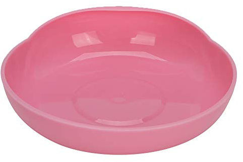 Home Daily Use Elderly Care Spill?Proof Plate with Suction Cup Base Disabled Non?Slip Tableware Red