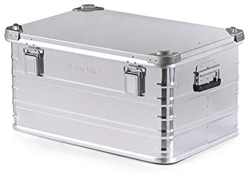 MNSSRN Outdoor Camping-Tisch Aufbewahrungsbox, 30L-Kapazitäts-Entwurf im Freien Auto Aluminiumlegierung Campinggeräte Verschleißfeste Box Aufbewahrungsbox