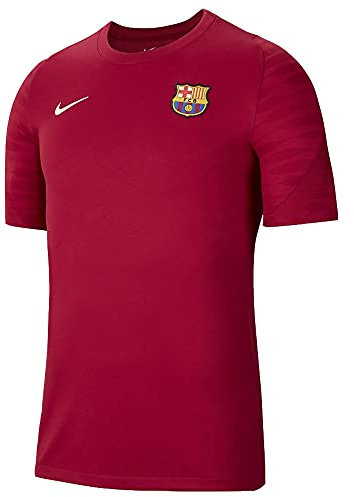 NIKE T-Shirt FC Barcelone Marque Modèle Maillot de Football à Manches Courtes pour Enfants FC Barcelone