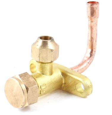 Ruilogod 1/4 Pt-Einlass 2-Wege-Biegung Biegung Flare-Tube-Split-Ventil für Klimaanlage