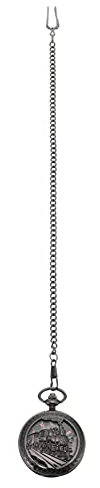 Mikikit Taschenuhr Römischer Zug Mechanisch Muster Ziffern Uhren Graviert Retro Hängend Halskette Ornament Erwachsene Antiquität Festival D Schmuck Taschenetui Eisenbahn Geburtstag