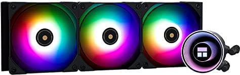 Thermalright Frozen Notte 360 Black ARGB V2 Water Cooling CPU Cooler, 360 Specification CPU Liquid Cooler,3 PWM Fans, S-FDB Bearings, Suitable for AMD:AM4/AM5, Intel LGA 1851/1700/115X/1200/2011
