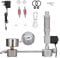 Sistema generador de CO2 de carbono, kit de sistema generador de CO2 para acuario, sistema generador de CO2 con válvula solenoide, contador de burbujas y kit de reactores de dióxido de carbono para