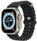 HdanMole Ocean Bracelet en Silicone Compatible avec Apple Watch Ultra 2 / Ultra 49mm 45mm 46mm 44mm 42mm 41mm 40mm 38mm, Bracelet de Sport pour iWatch Series 10 Ultra 9 8 7 6 5 4 3 2 1 SE, Noir