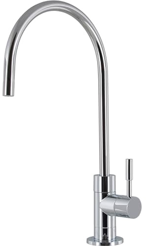 SpiroPure Air Gap RO Wasserhahn, poliertes Chrom, Umkehrosmose-Ersatz-Wasserfilter-Hahn, 3-zeiliger gefilterter Wasserhahn, SP-FC210-CM