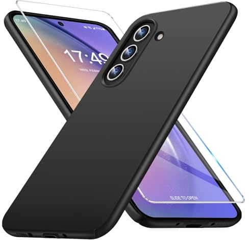 Layeri PC Hart Handyhülle für Samsung Galaxy A54 5G Hülle mit Schutzfolie [0.5mm Extrem Dünn] Schutzhülle für Samsung A54 5G Case Ultra Dünn Anti-Fingerabdrucke Kratzfest Matte Galay A54 Cover