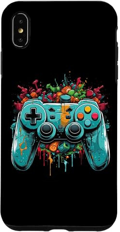 Gamer Aesthetic Graphic Gaming Video Games Boys Teens Kids Case for iPhone XS Max