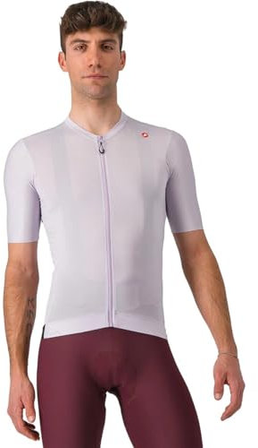 CASTELLI Espresso Jersey Funktionsshirt für Herren, Nebelviolett/Dunkelgrau, 56