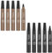 OUDQFCJ 10 pcs Augenbrauenstift Microblading Augenbrauenstift mit Mikro Gabelspitze Applikator Eyebrow Pen Erzeugt mühelos natürlich aussehende Brauen