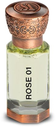 Swiss Arabian Rose 01 Arabisches Parfümöl, Rosenduft für Frauen, langanhaltende Damendufte mit Vanille, 12 ml