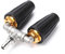 Doppio ugello turbo idropulitrice, ugello turbo rotante a 360° per idropulitrice con connettore rapido da 1/4, ugello doppio turbo da 2,5 orifizio, 4-6 GPM, 4000 PSI max (nero)