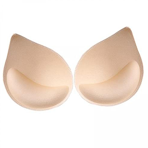 HAODUOO 4 x 1 paire de coussinets d'allaitement en tissu éponge améliorant le coussin amovible respirant.