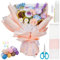 INFUNLY Häkelsets Für Gemischte Blumensträuße Für Anfänger. Komplette Blumenstrauß-Häkelsets Für Erwachsene Und Kinder. Anfänger Mit Anleitung Und Video-Tutorials. Häkelset als Geschenk Zum Muttertag,