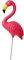 Sharplace Flamingo-Gartenstecker, Vogelstatue, Figur, Rasen, Veranda, Terrasse, Hinterhof, Kunstornament, Skulptur für Flur, Frühling, Gehwege, Rosa 12.5x12.7cm 28cm