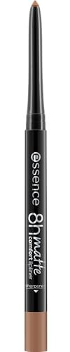 essence Matte Comfort Crayon à lèvres 8h - Marron - Longue durée - Effet immédiat - Mat - Végétalien - Sans conservateurs - Sans parabène - Sans particules de microplastique - 0,3 g