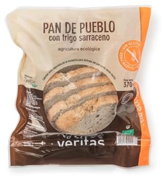 Veritas Pan De Pueblo sin gluten 370g ecológico