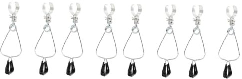 BESPORTBLE 8 Stk ，，2 aquarium lampen aquarium light Verpackt Terrarium Lampenhalter Aquariumlampe leuchtmittel flexibler Lampenständer Reptilienkuppelstütze Plastik Silver