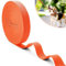 Mbsomnus 15M Gurtband Polypropylen Gurtband 25 mm Orange Gurtband Baumwolle Taschengurt Gurtbänder Wasserresistent Nylonband für Schneiden Nähen DIY Rucksack Gepäckgurten Handtaschen Hundeleinen