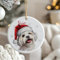 GRAZDesign Tannenbaum Anhänger Hund min Namen personalisiert - Geschenk Hundebesitzer - Weihnachtsbaum Schmuck - Maltese